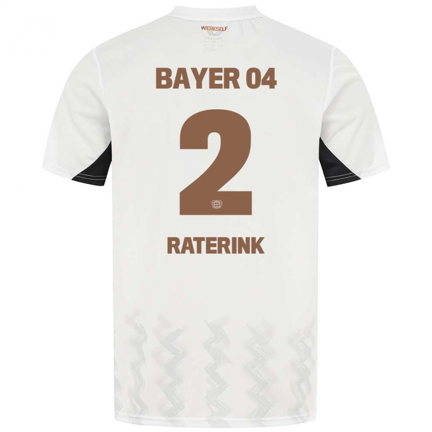 Damen Othniël Raterink #2 Weiß Schwarz Auswärtstrikot Trikot 2024/25 T-Shirt Österreich