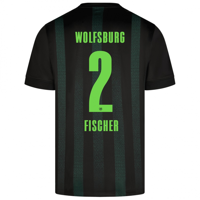 Damen Kilian Fischer #2 Dunkelgrün Auswärtstrikot Trikot 2024/25 T-Shirt Österreich