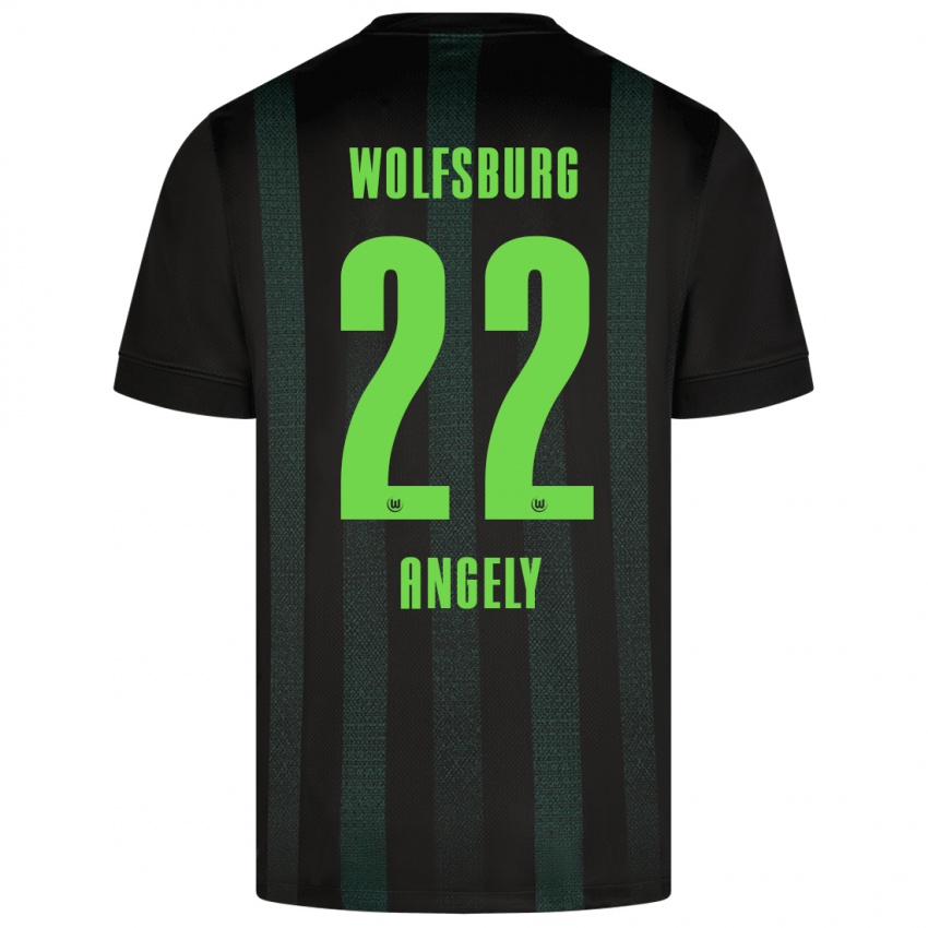 Damen Mathys Angély #22 Dunkelgrün Auswärtstrikot Trikot 2024/25 T-Shirt Österreich