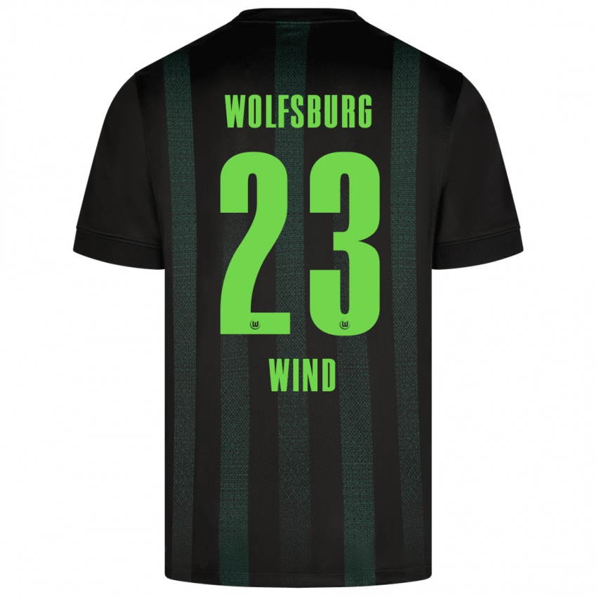 Damen Jonas Wind #23 Dunkelgrün Auswärtstrikot Trikot 2024/25 T-Shirt Österreich