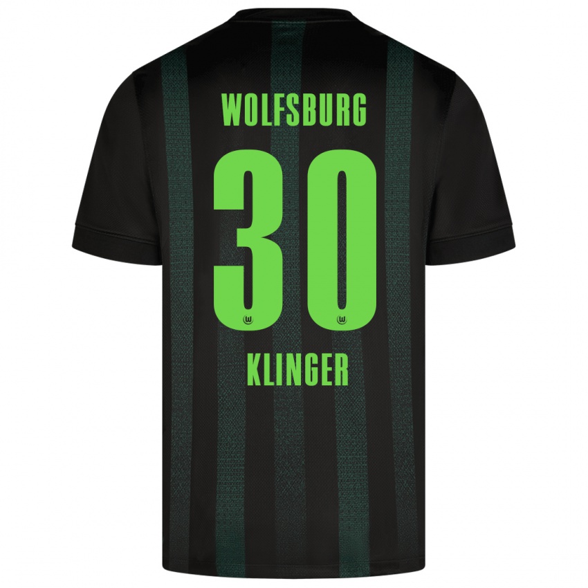 Damen Niklas Klinger #30 Dunkelgrün Auswärtstrikot Trikot 2024/25 T-Shirt Österreich