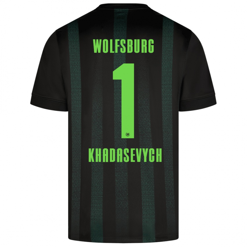 Damen Kyrylo Khadasevych #1 Dunkelgrün Auswärtstrikot Trikot 2024/25 T-Shirt Österreich