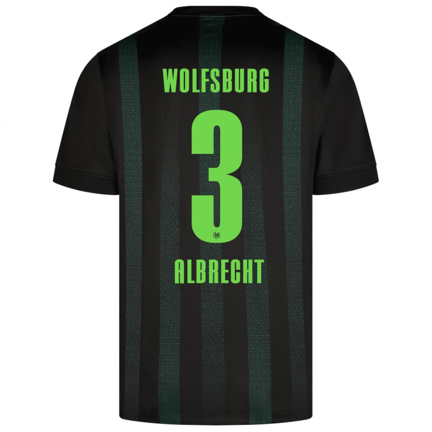 Damen Ben Albrecht #3 Dunkelgrün Auswärtstrikot Trikot 2024/25 T-Shirt Österreich