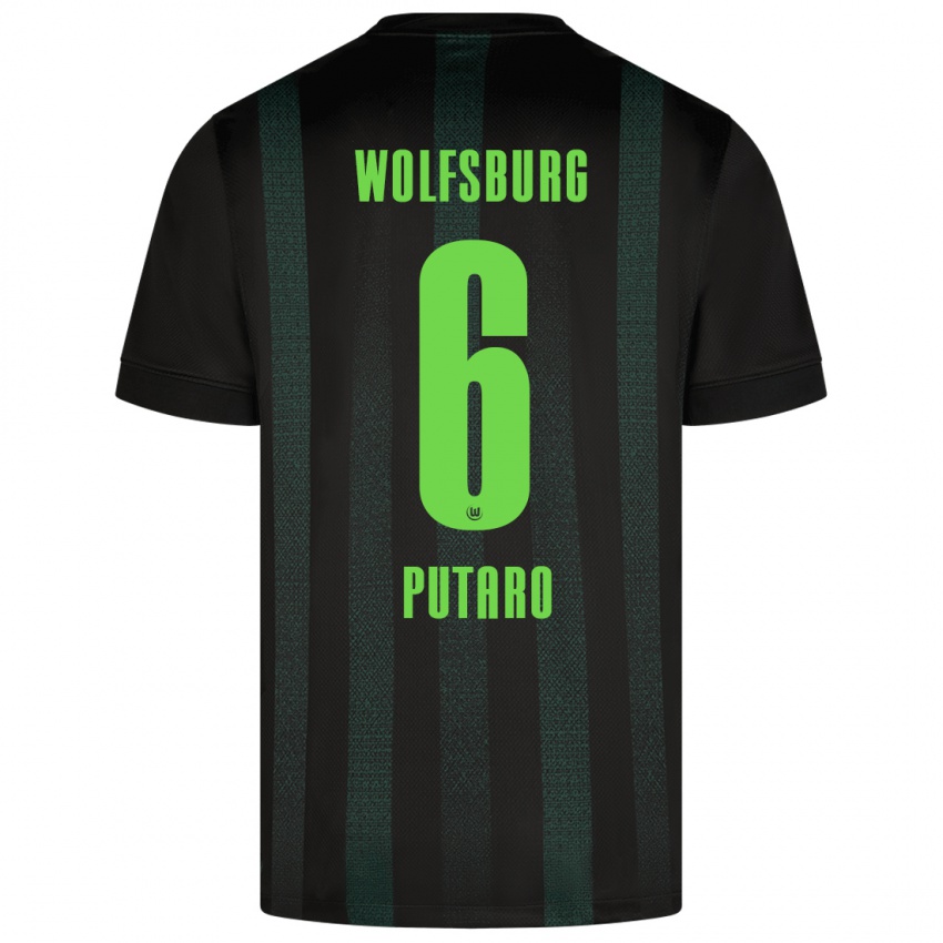 Damen Luca Putaro #6 Dunkelgrün Auswärtstrikot Trikot 2024/25 T-Shirt Österreich