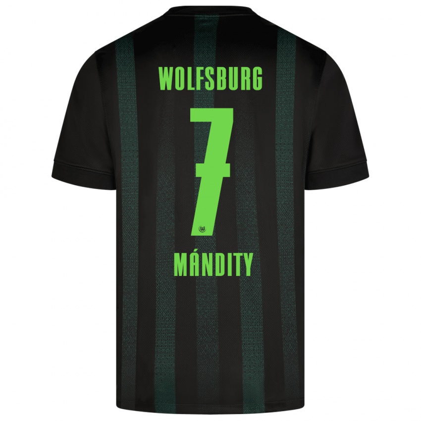 Damen Márkó Mándity #7 Dunkelgrün Auswärtstrikot Trikot 2024/25 T-Shirt Österreich