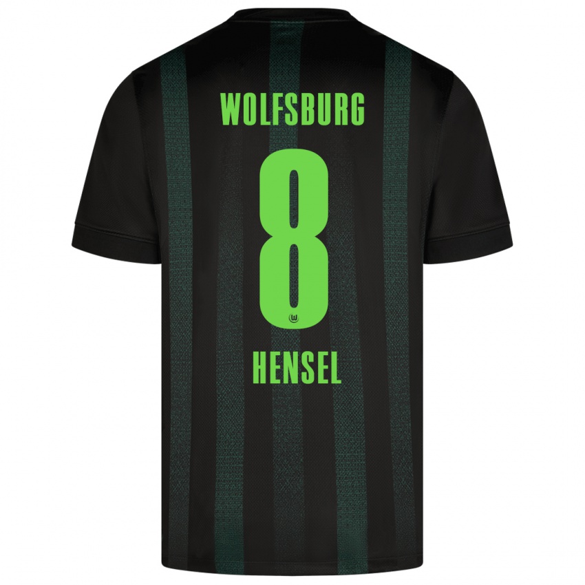 Damen Pharell Hensel #8 Dunkelgrün Auswärtstrikot Trikot 2024/25 T-Shirt Österreich