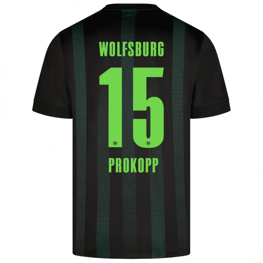 Damen Oskar Prokopp #15 Dunkelgrün Auswärtstrikot Trikot 2024/25 T-Shirt Österreich