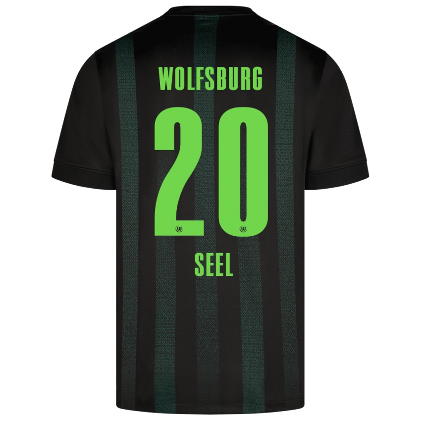 Damen William Seel #20 Dunkelgrün Auswärtstrikot Trikot 2024/25 T-Shirt Österreich