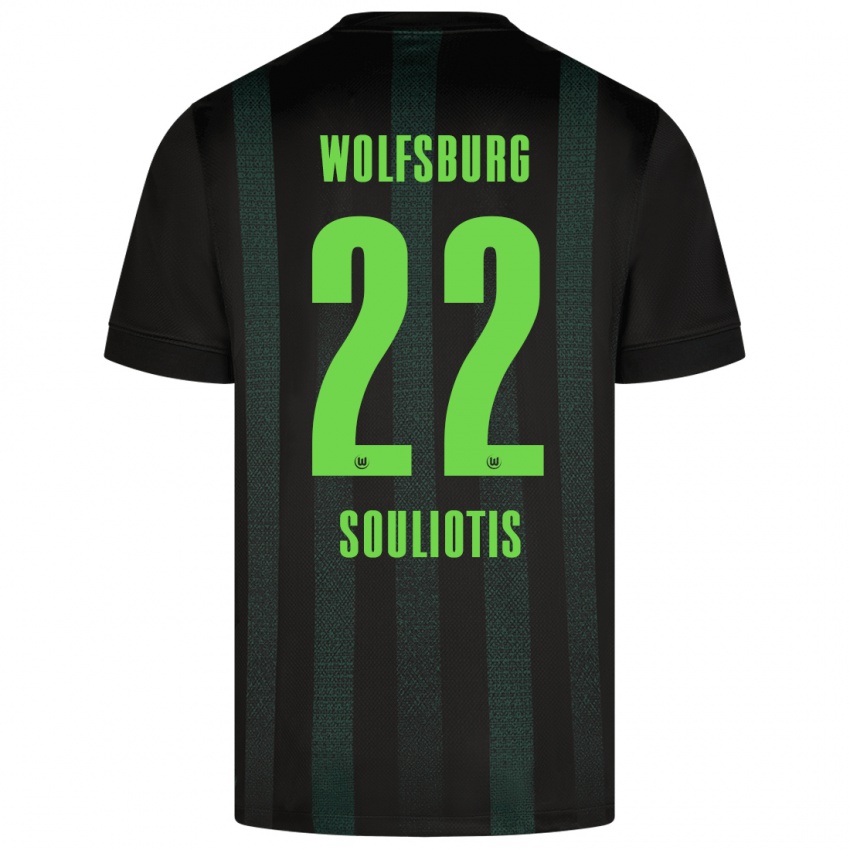 Damen Spyridon Souliotis #22 Dunkelgrün Auswärtstrikot Trikot 2024/25 T-Shirt Österreich