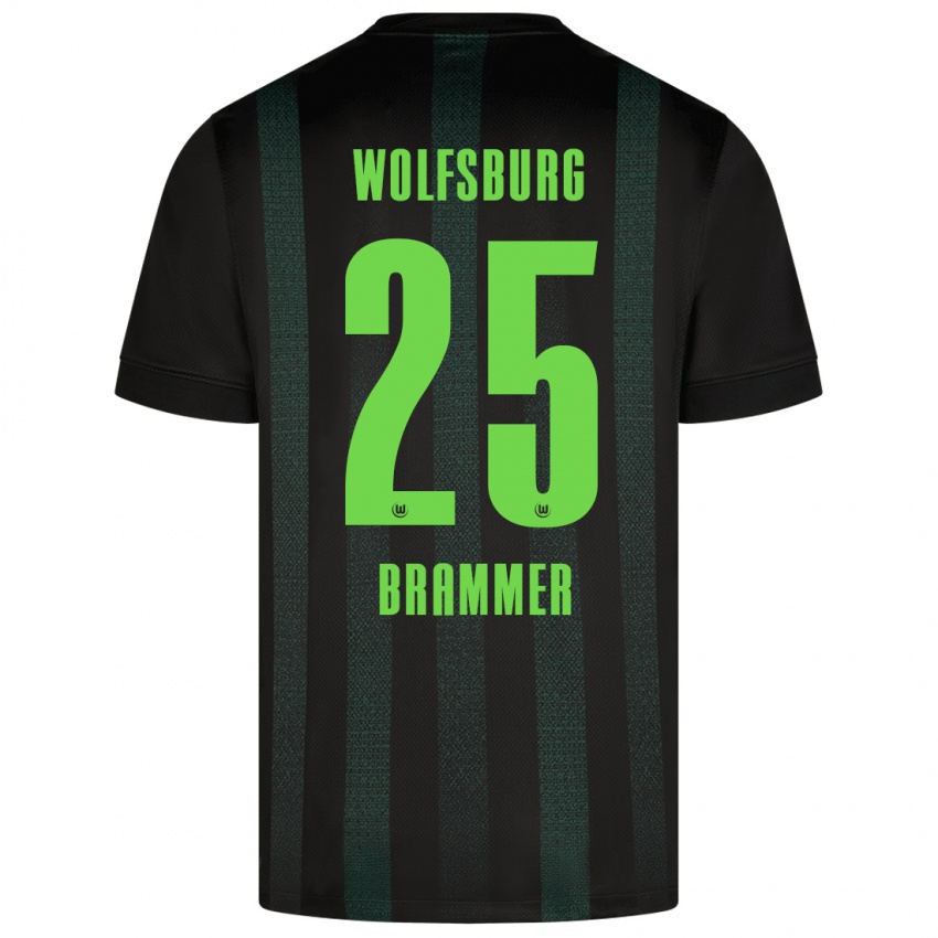 Damen Ole Brammer #25 Dunkelgrün Auswärtstrikot Trikot 2024/25 T-Shirt Österreich