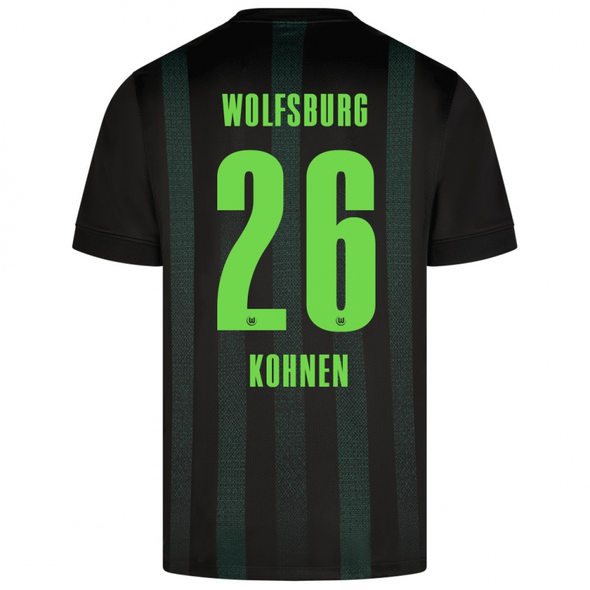 Damen Ben Kohnen #26 Dunkelgrün Auswärtstrikot Trikot 2024/25 T-Shirt Österreich