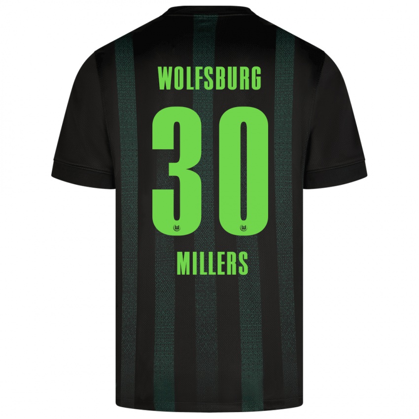 Damen Kristers Millers #30 Dunkelgrün Auswärtstrikot Trikot 2024/25 T-Shirt Österreich