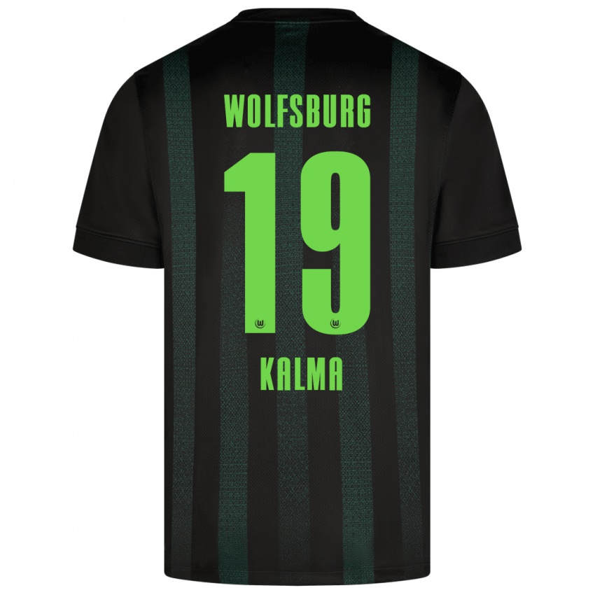 Damen Fenna Kalma #19 Dunkelgrün Auswärtstrikot Trikot 2024/25 T-Shirt Österreich