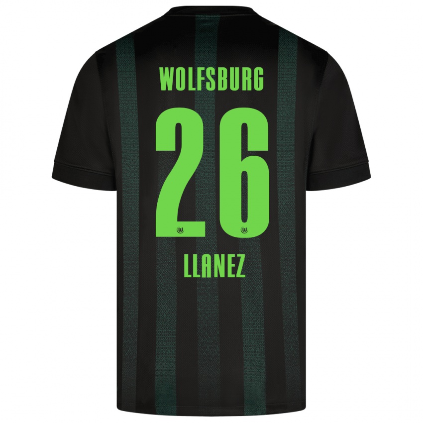 Damen Ulysses Llanez #26 Dunkelgrün Auswärtstrikot Trikot 2024/25 T-Shirt Österreich