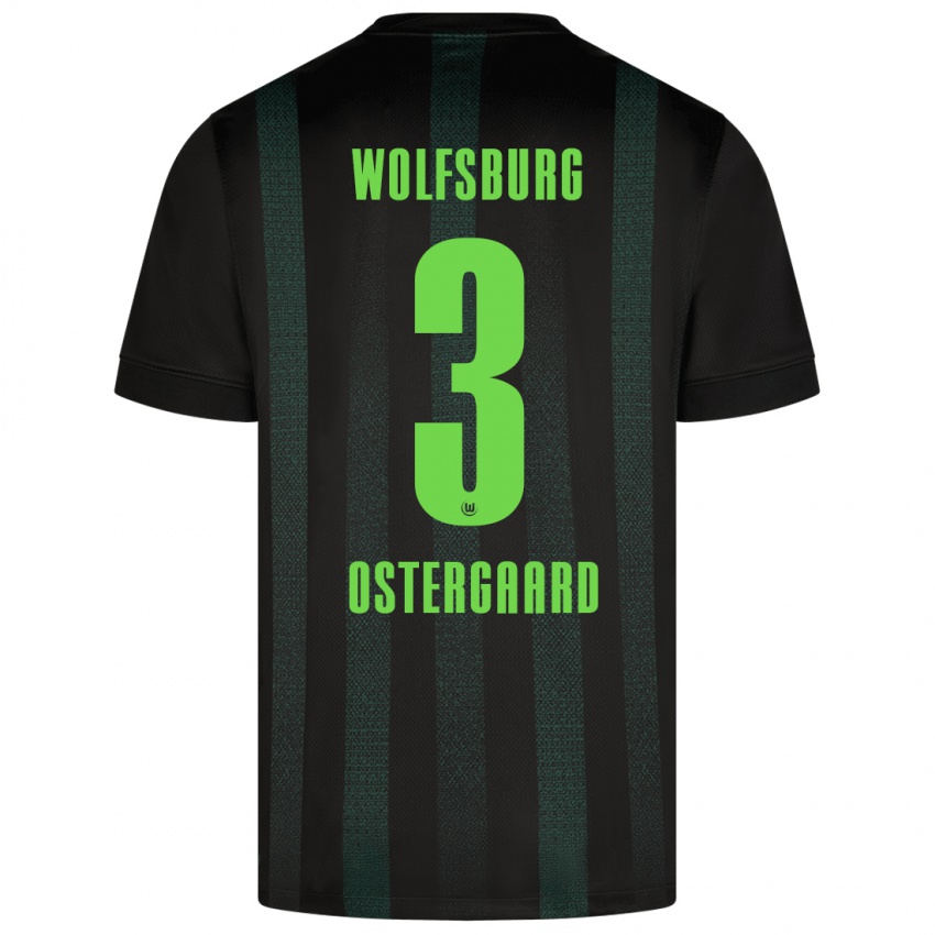 Damen Christian Östergaard #3 Dunkelgrün Auswärtstrikot Trikot 2024/25 T-Shirt Österreich