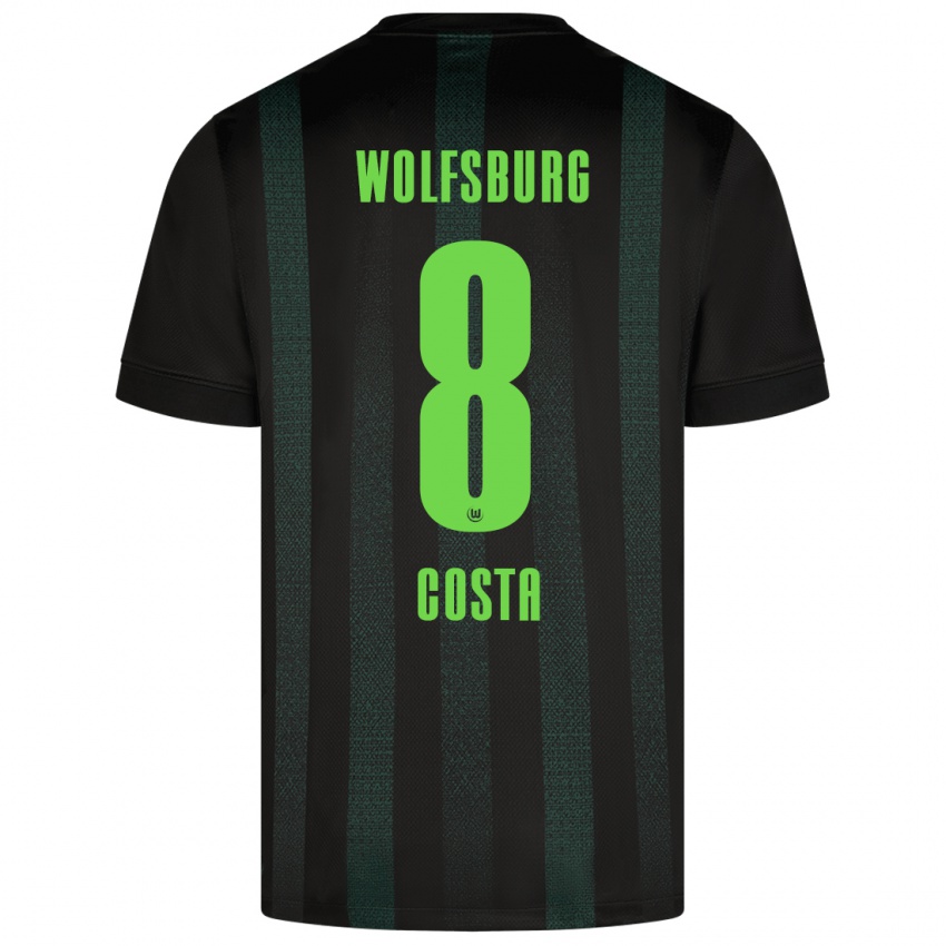 Damen Jesse Costa #8 Dunkelgrün Auswärtstrikot Trikot 2024/25 T-Shirt Österreich