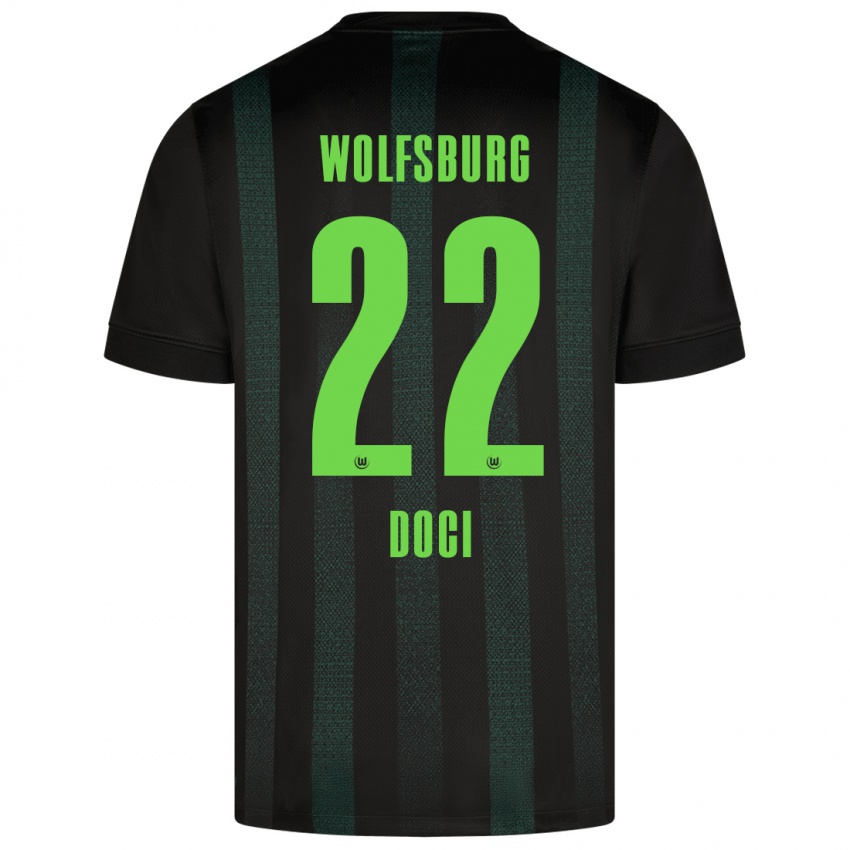 Damen Adrian Doci #22 Dunkelgrün Auswärtstrikot Trikot 2024/25 T-Shirt Österreich