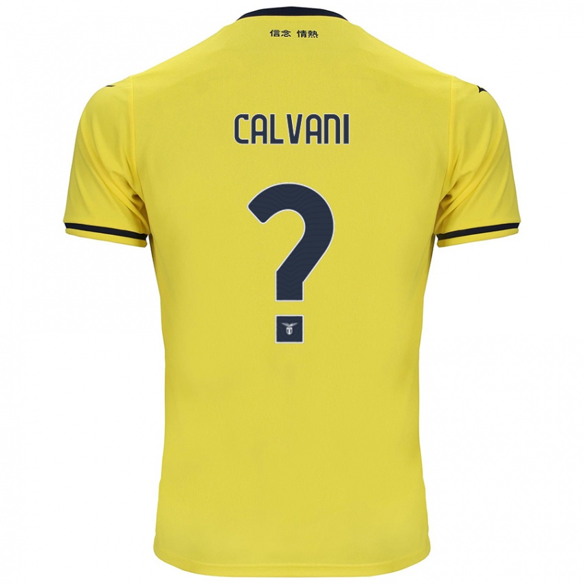 Damen Lorenzo Calvani #0 Gelb Auswärtstrikot Trikot 2024/25 T-Shirt Österreich