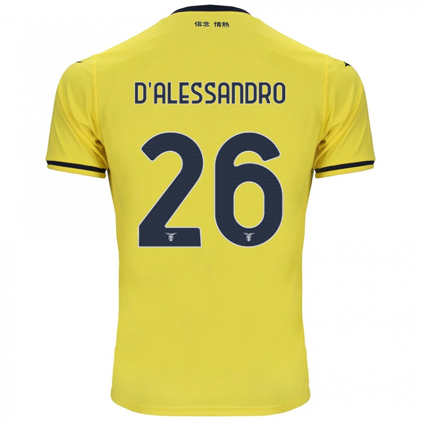 Damen Mattya D'alessandro #26 Gelb Auswärtstrikot Trikot 2024/25 T-Shirt Österreich