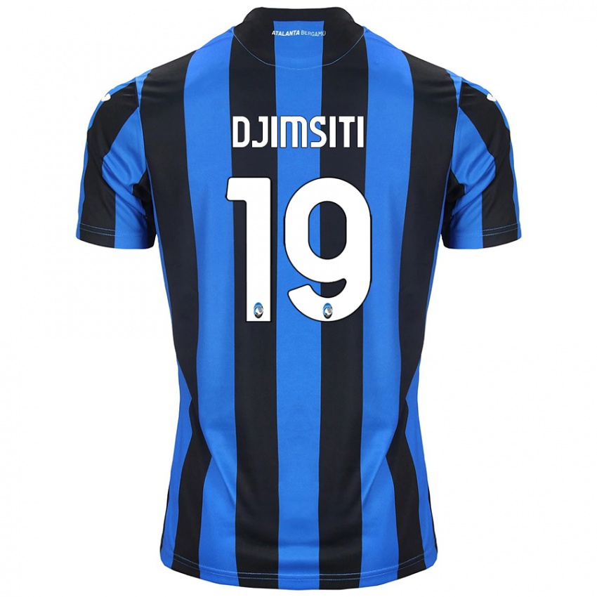 Kinder Berat Djimsiti #19 Blau Schwarz Heimtrikot Trikot 2024/25 T-Shirt Österreich