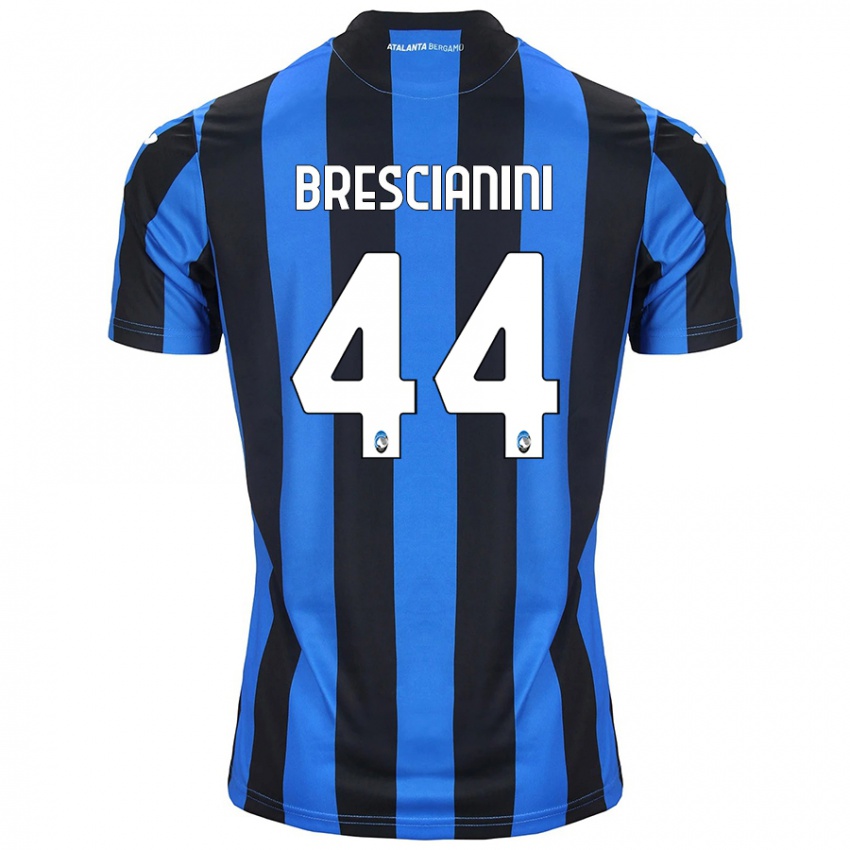 Kinder Marco Brescianini #44 Blau Schwarz Heimtrikot Trikot 2024/25 T-Shirt Österreich