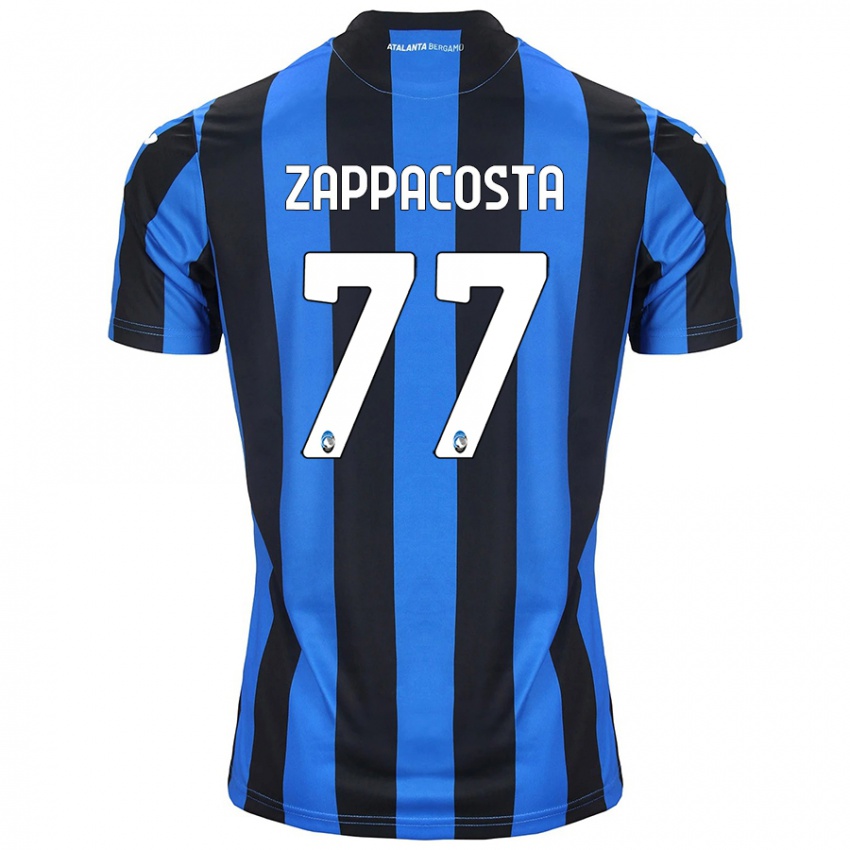 Kinder Davide Zappacosta #77 Blau Schwarz Heimtrikot Trikot 2024/25 T-Shirt Österreich