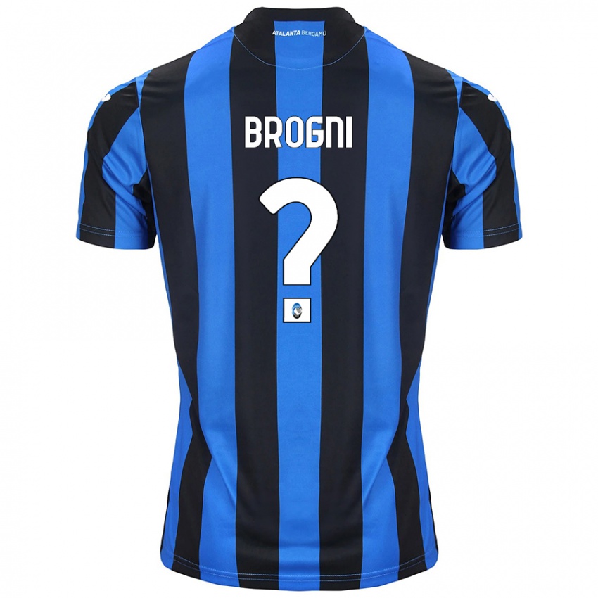 Kinder Giorgio Brogni #0 Blau Schwarz Heimtrikot Trikot 2024/25 T-Shirt Österreich