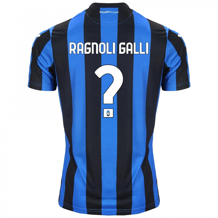 Kinder Federico Ragnoli Galli #0 Blau Schwarz Heimtrikot Trikot 2024/25 T-Shirt Österreich