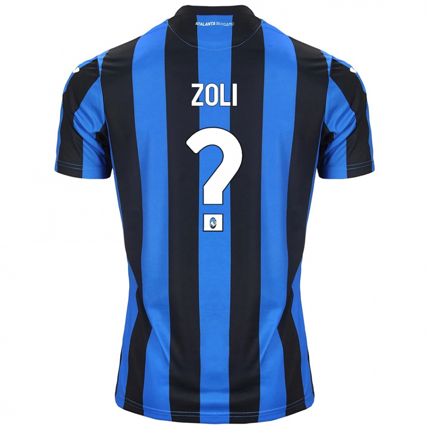 Kinder Jacopo Zoli #0 Blau Schwarz Heimtrikot Trikot 2024/25 T-Shirt Österreich