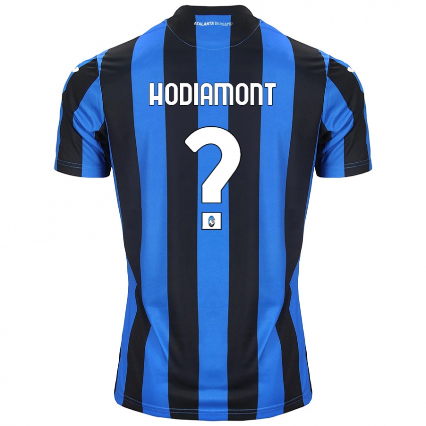 Kinder Lyam Hodiamont #0 Blau Schwarz Heimtrikot Trikot 2024/25 T-Shirt Österreich