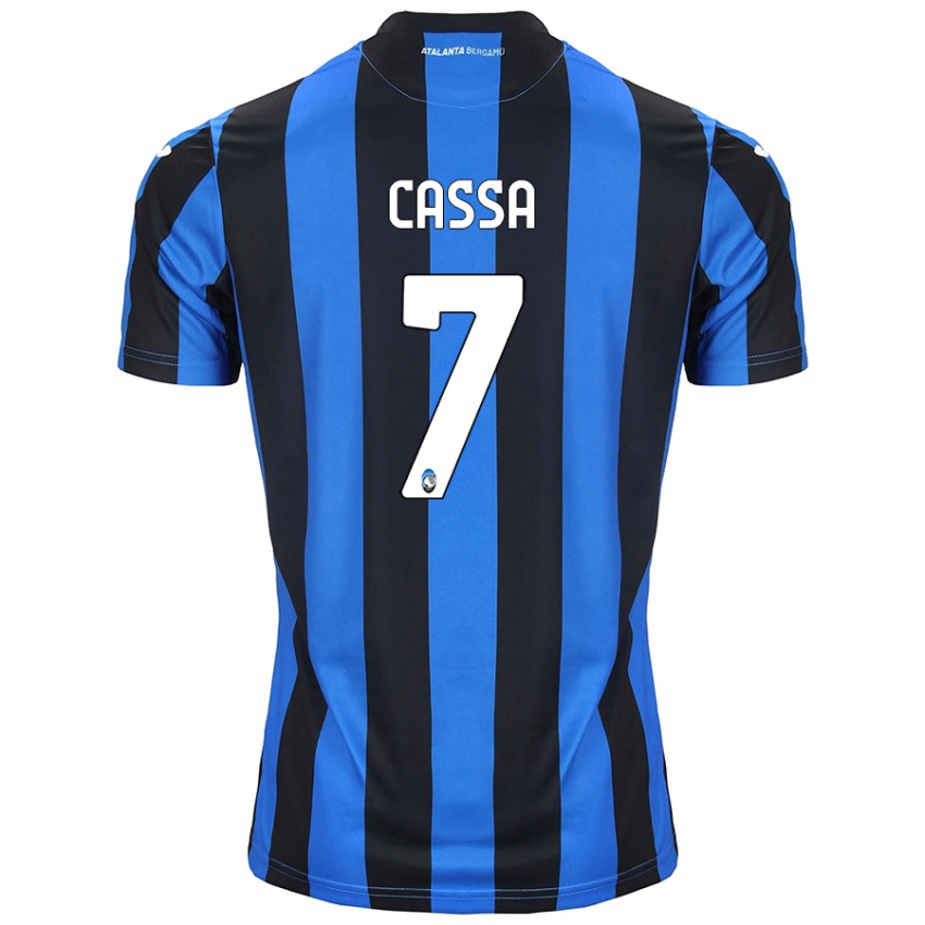 Kinder Federico Cassa #7 Blau Schwarz Heimtrikot Trikot 2024/25 T-Shirt Österreich