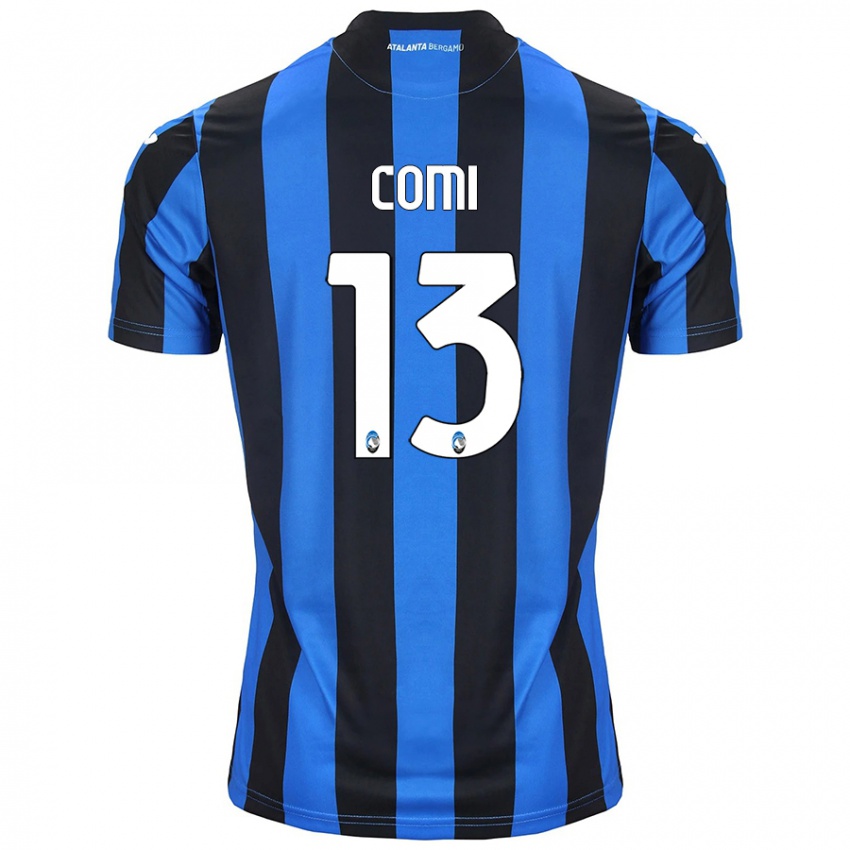 Kinder Pietro Comi #13 Blau Schwarz Heimtrikot Trikot 2024/25 T-Shirt Österreich