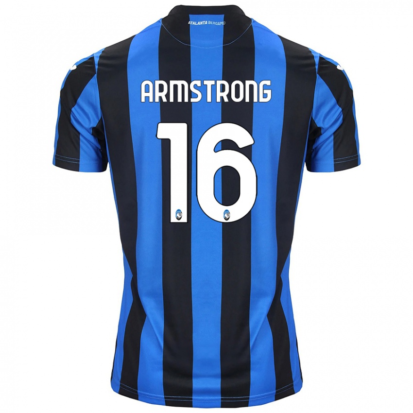 Kinder Daniel Armstrong #16 Blau Schwarz Heimtrikot Trikot 2024/25 T-Shirt Österreich