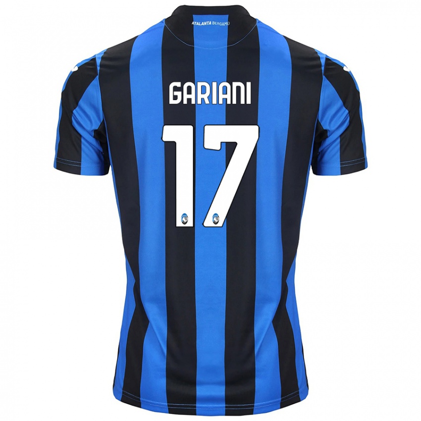 Kinder Niccolò Gariani #17 Blau Schwarz Heimtrikot Trikot 2024/25 T-Shirt Österreich