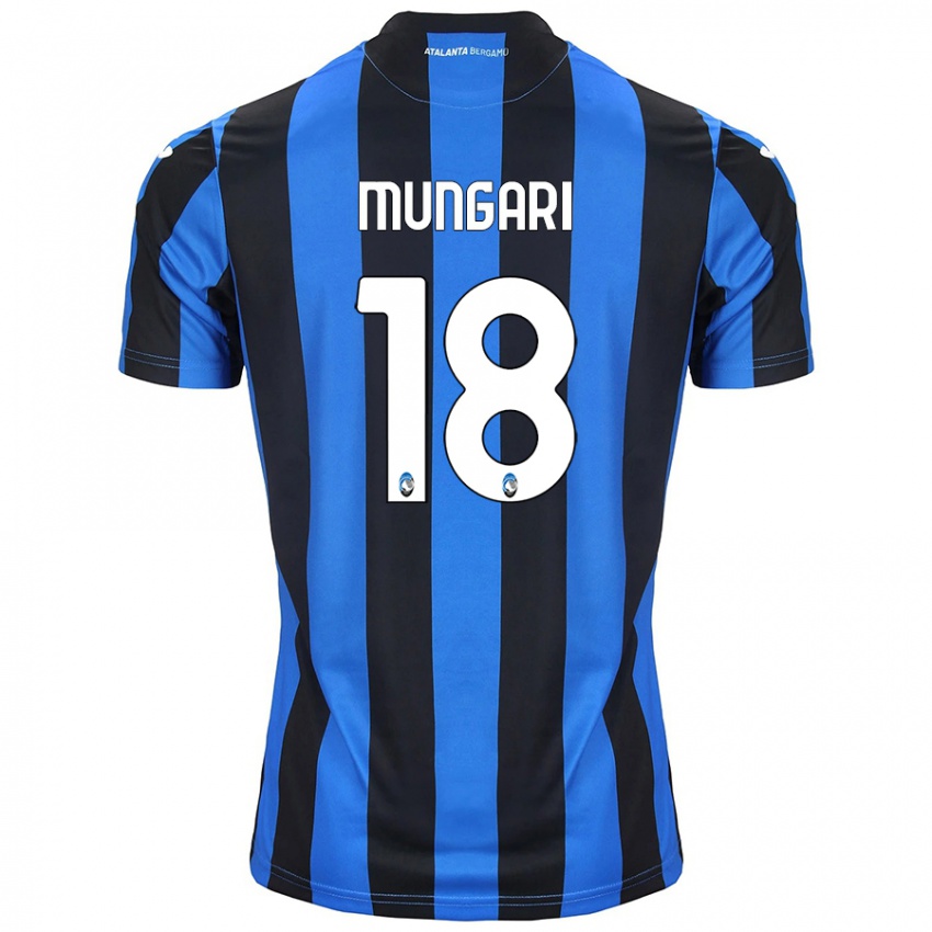 Kinder Giuseppe Mungari #18 Blau Schwarz Heimtrikot Trikot 2024/25 T-Shirt Österreich