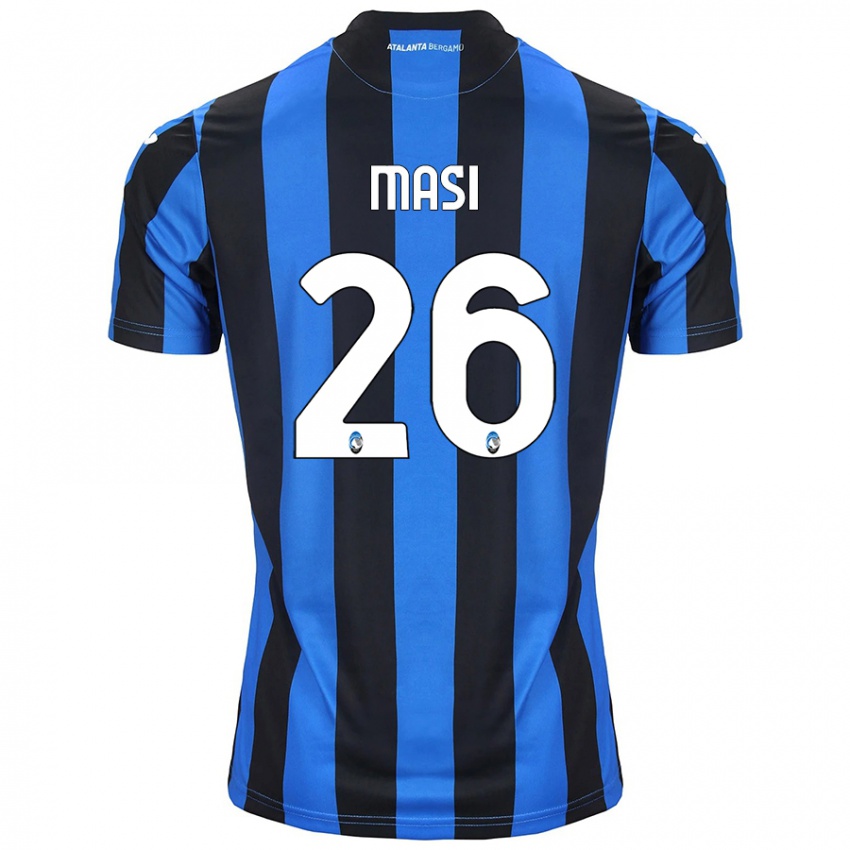 Kinder Alberto Masi #26 Blau Schwarz Heimtrikot Trikot 2024/25 T-Shirt Österreich