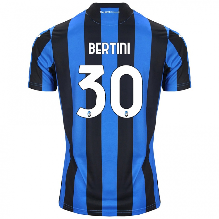 Kinder Tommaso Bertini #30 Blau Schwarz Heimtrikot Trikot 2024/25 T-Shirt Österreich