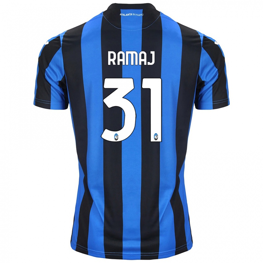 Kinder Gabriel Ramaj #31 Blau Schwarz Heimtrikot Trikot 2024/25 T-Shirt Österreich