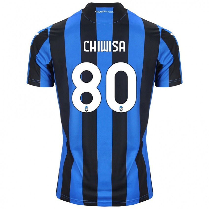 Kinder Mannah Chiwisa #80 Blau Schwarz Heimtrikot Trikot 2024/25 T-Shirt Österreich