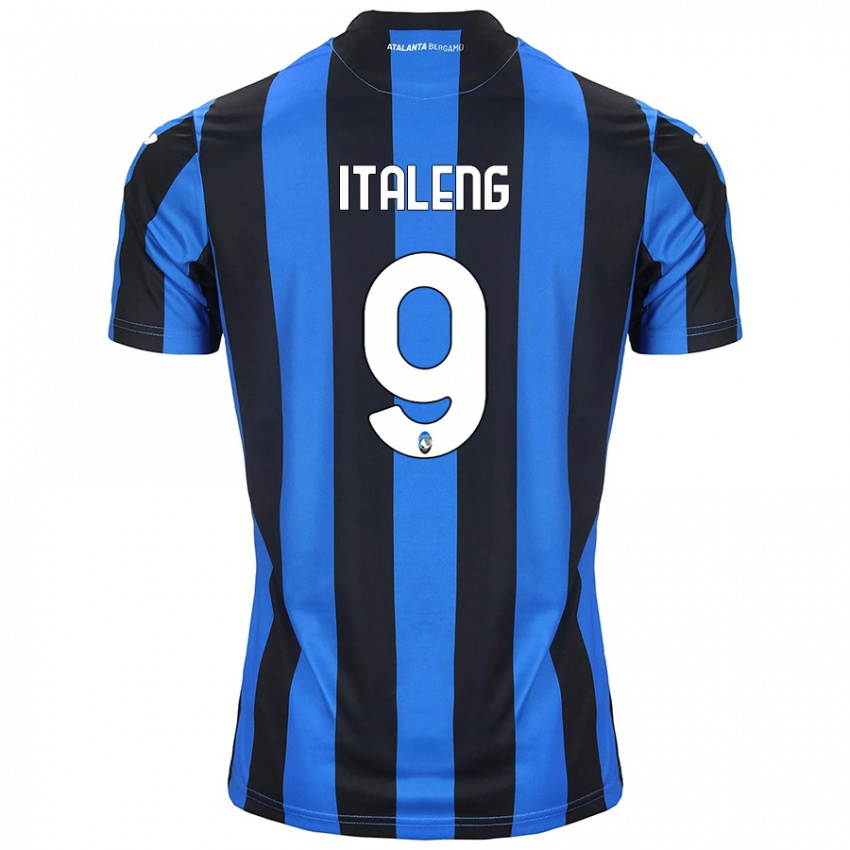 Kinder Jonathan Italeng #9 Blau Schwarz Heimtrikot Trikot 2024/25 T-Shirt Österreich