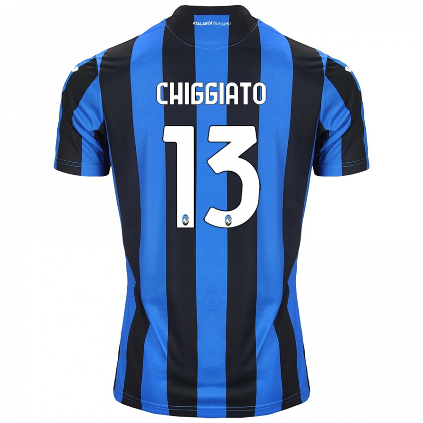 Kinder Gabriele Chiggiato #13 Blau Schwarz Heimtrikot Trikot 2024/25 T-Shirt Österreich