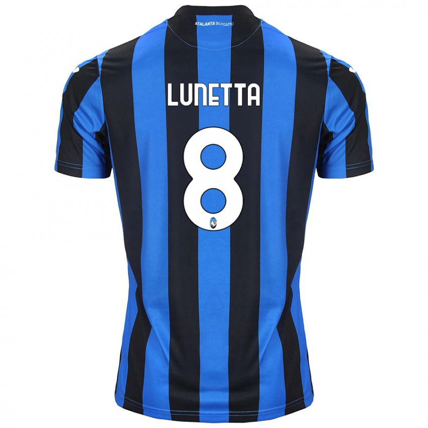 Kinder Gabriel Lunetta #8 Blau Schwarz Heimtrikot Trikot 2024/25 T-Shirt Österreich