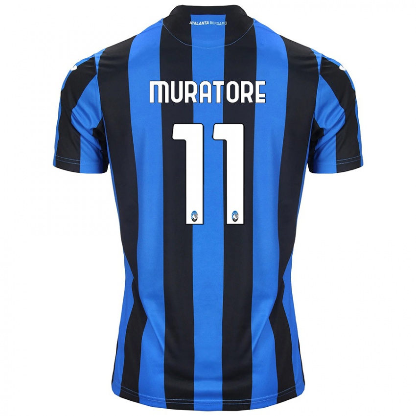 Kinder Simone Muratore #11 Blau Schwarz Heimtrikot Trikot 2024/25 T-Shirt Österreich