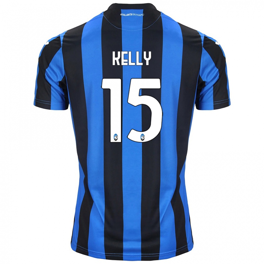 Kinder Maegan Kelly #15 Blau Schwarz Heimtrikot Trikot 2024/25 T-Shirt Österreich