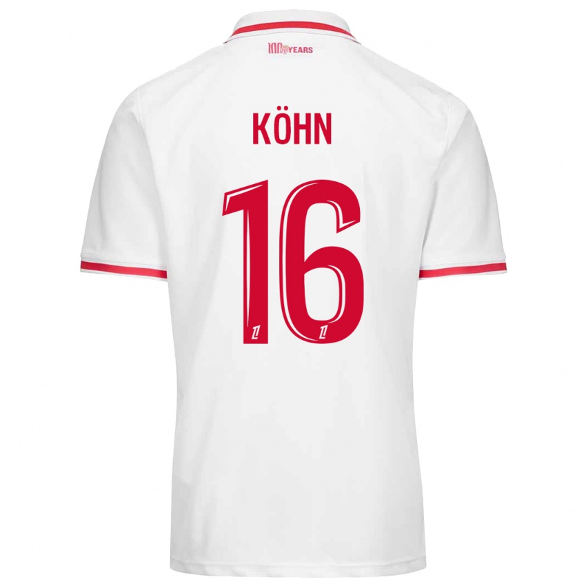 Kinder Philipp Köhn #16 Weiß Rot Heimtrikot Trikot 2024/25 T-Shirt Österreich