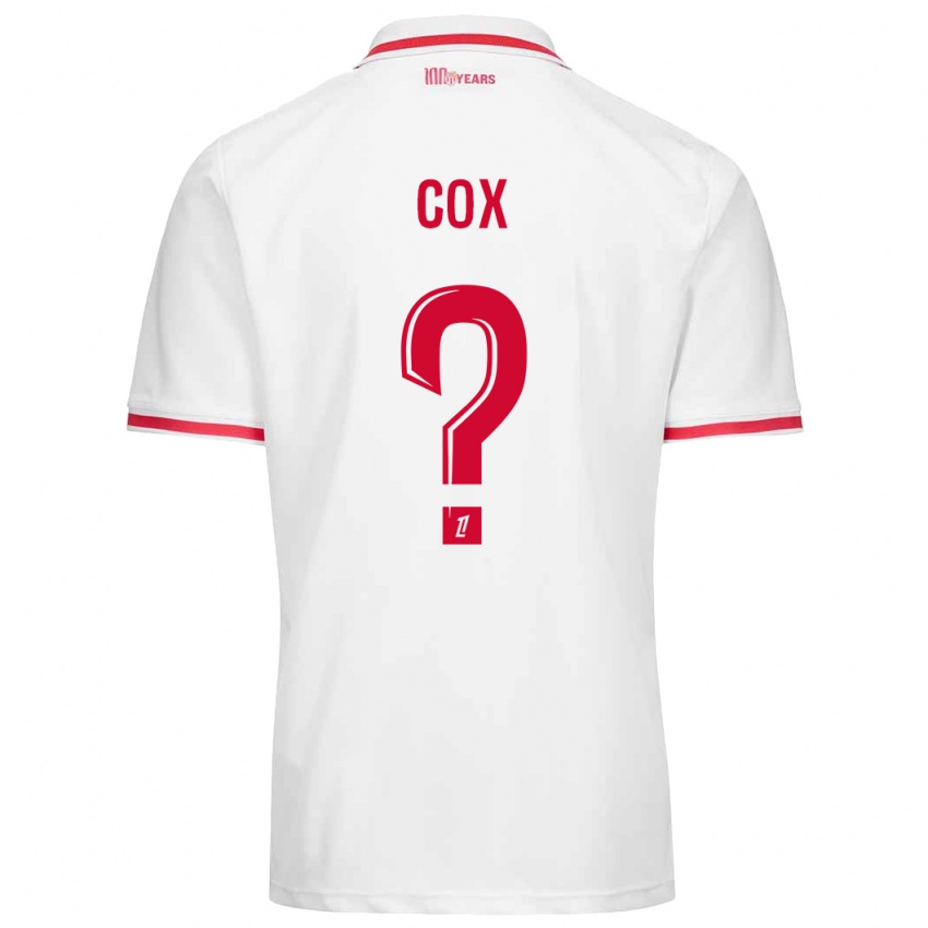 Kinder Matthew Cox #0 Weiß Rot Heimtrikot Trikot 2024/25 T-Shirt Österreich