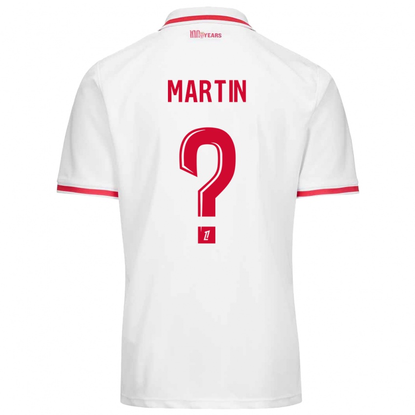 Kinder Logan Martin #0 Weiß Rot Heimtrikot Trikot 2024/25 T-Shirt Österreich