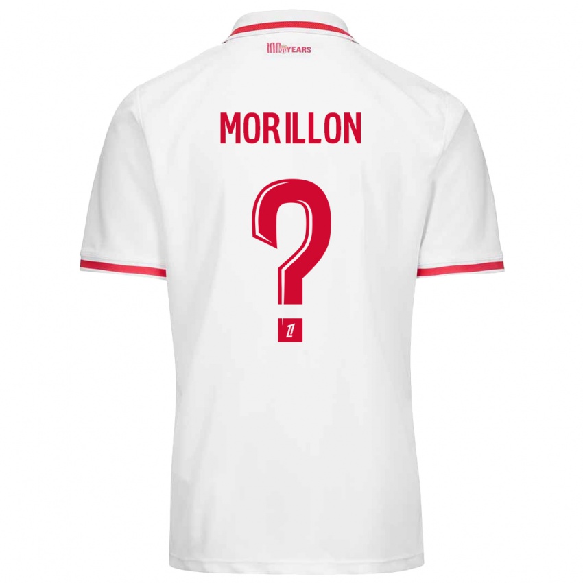 Kinder Noah Morillon #0 Weiß Rot Heimtrikot Trikot 2024/25 T-Shirt Österreich