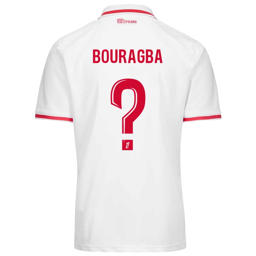 Kinder Ouanis Bouragba #0 Weiß Rot Heimtrikot Trikot 2024/25 T-Shirt Österreich