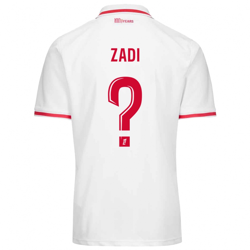 Kinder Alain Zadi #0 Weiß Rot Heimtrikot Trikot 2024/25 T-Shirt Österreich